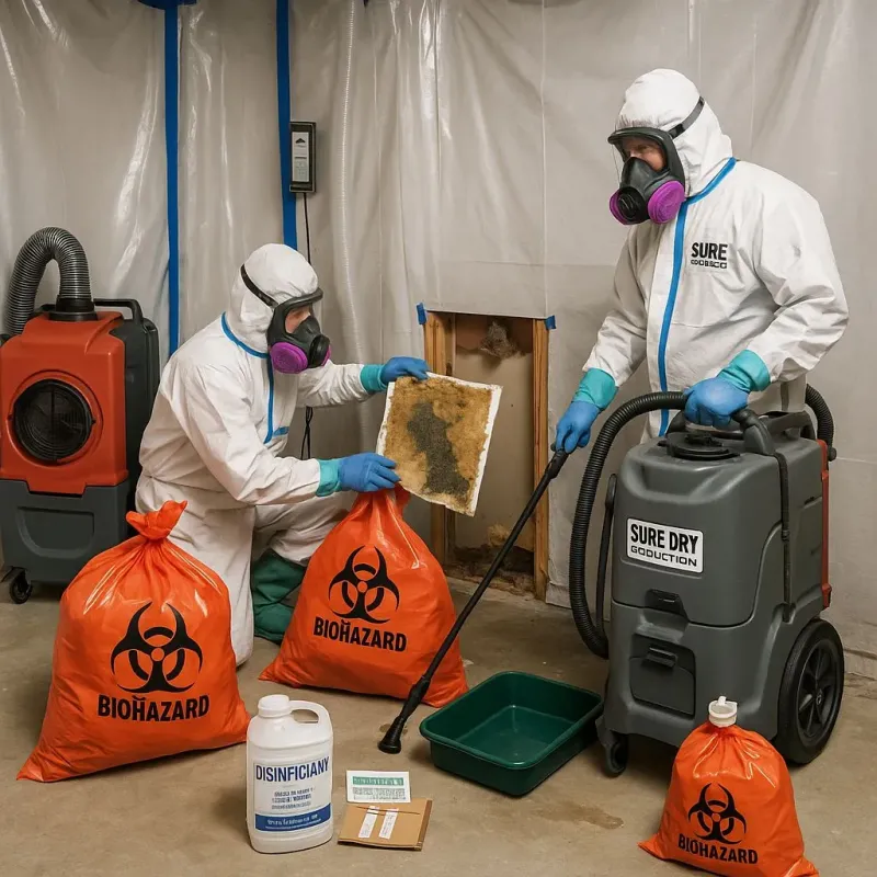 Contaminated Water Handling Protocols process in Newland, NC